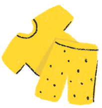 rotina: vestir o pijama